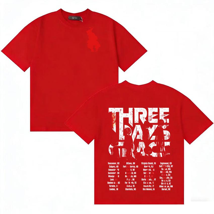 Three Days Grace HuUnisex High Street Double Sided Graphics Tshirt Unisexs Womens Harajuku Cozy Casual Cotton Y2K Short Sleeve Unisex S
Three Days Grace HuUnisex High Street Double Sided Graphics Tshirt Unisexs Womens Harajuku Cozy Casual Cotton Y2K Short Sleeve Unisex S