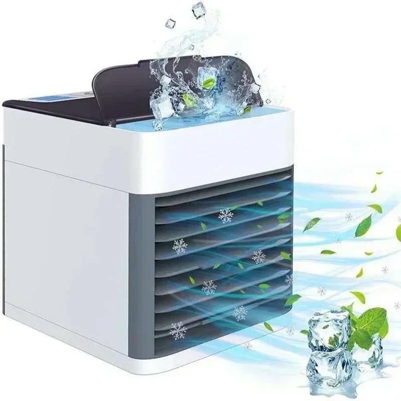 Mini air conditioning fan,cooling fan, household desktop cooling, small air conditioning, mobile humidification water-cooled fan білий
Mini air conditioning fan,cooling fan, household desktop cooling, small air conditioning, mobile humidification water-cooled fan білий