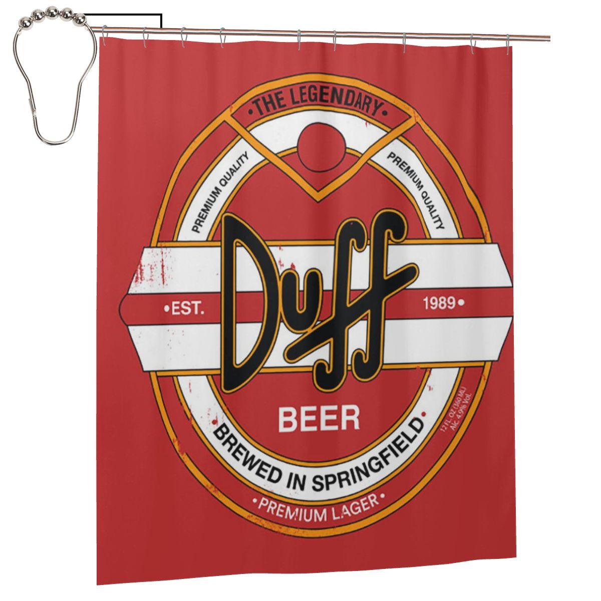 Шторка для душа Duff Beer, Полиэстер, Водонепроницаемая, для Ванной Комнаты, с Крючками W60H190(CM)-1 Pcs
Шторка для душа Duff Beer, Полиэстер, Водонепроницаемая, для Ванной Комнаты, с Крючками W60H190(CM)-1 Pcs