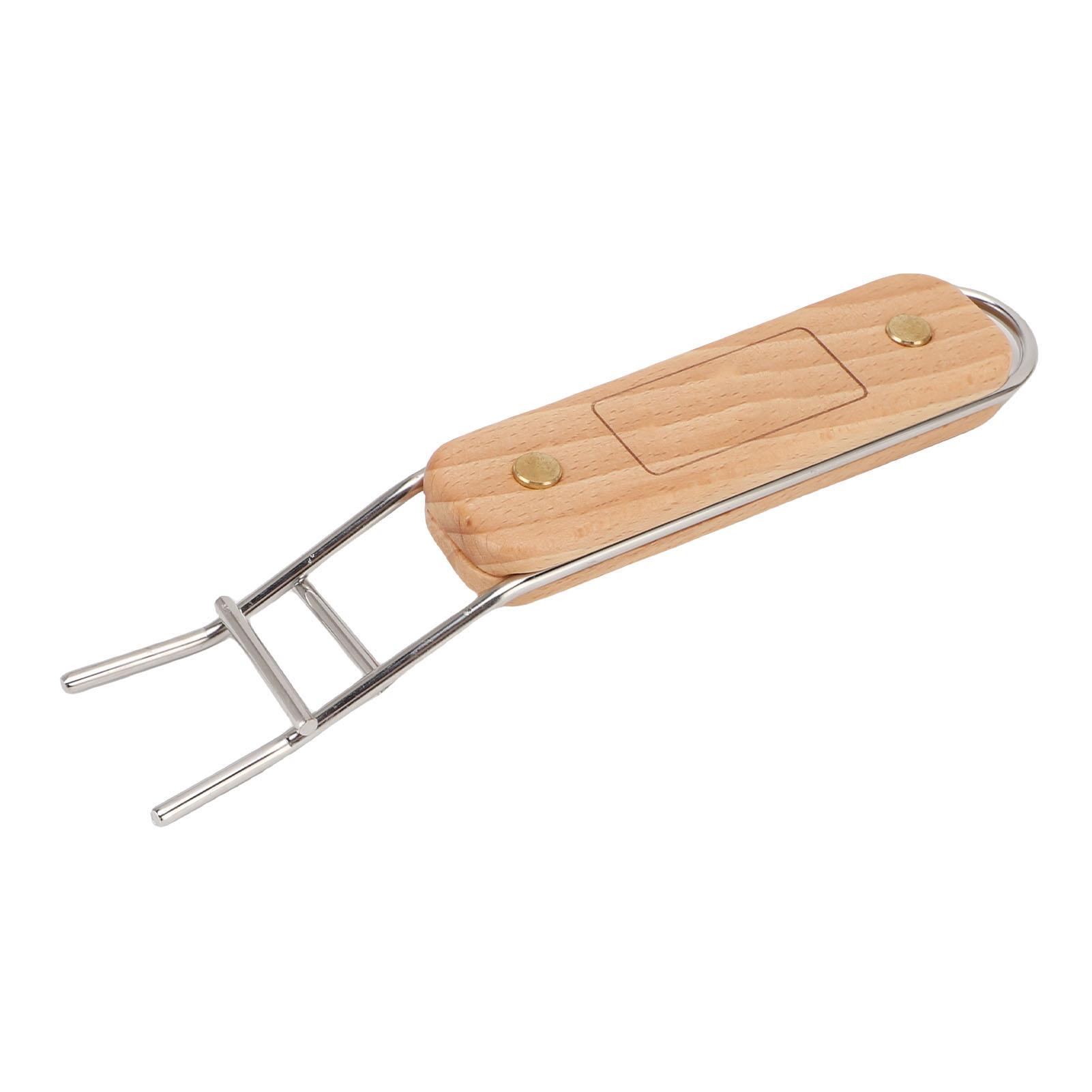 Stainless Steel Anti Scald Clip Wooden Handle Anti Slip Multifunctional Grill Lifter for Camping BBQ
Stainless Steel Anti Scald Clip Wooden Handle Anti Slip Multifunctional Grill Lifter for Camping BBQ