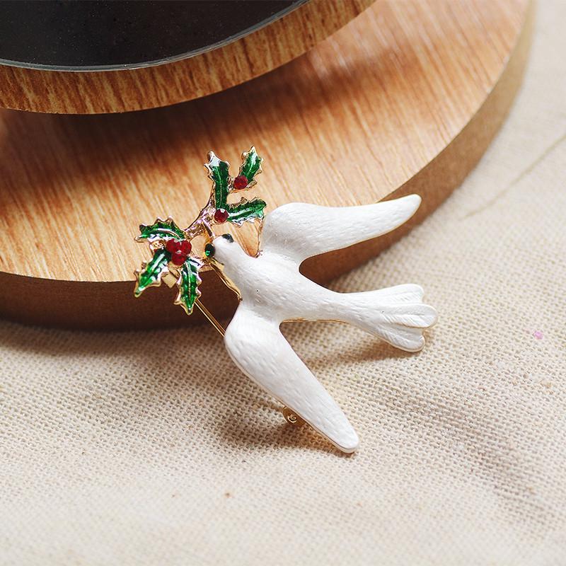 Cloisonné Peace Dove Brooch: Unisex Bird Wing Corsage Pin for Sweaters and Jackets
Cloisonné Peace Dove Brooch: Unisex Bird Wing Corsage Pin for Sweaters and Jackets