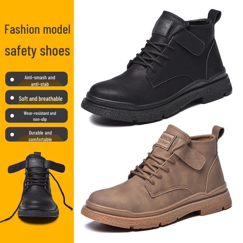 Breathable Steel Toe Work Shoes – Anti-Smash, Anti-Puncture, Rubber Sole, High-Top Design 857 Brown; Size 46
Breathable Steel Toe Work Shoes – Anti-Smash, Anti-Puncture, Rubber Sole, High-Top Design 857 Brown; Size 46