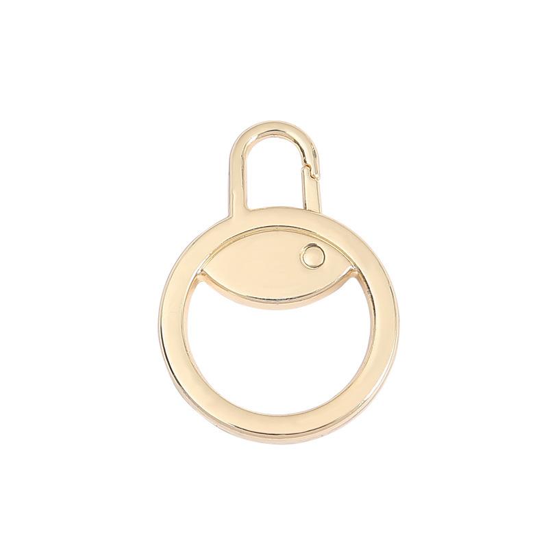 2/5 шт. сменная застежка-молния, съемный ползунок на молнии, ремонтный комплект для одежды, куртки, рукоделия, шитья, головка молнии 2Pcs золотой