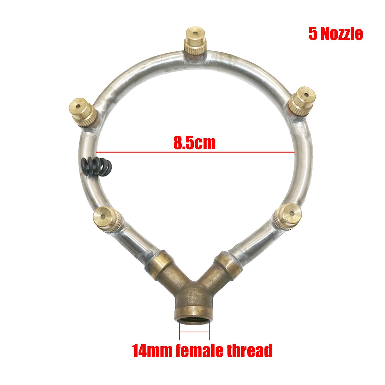 M14*1.5MM Ring Atomizing Nozzle Garden Humidification Irrigation Pesticide Spraying Adjustable Misting Sprinkler Cooling Tool
M14*1.5MM Ring Atomizing Nozzle Garden Humidification Irrigation Pesticide Spraying Adjustable Misting Sprinkler Cooling Tool