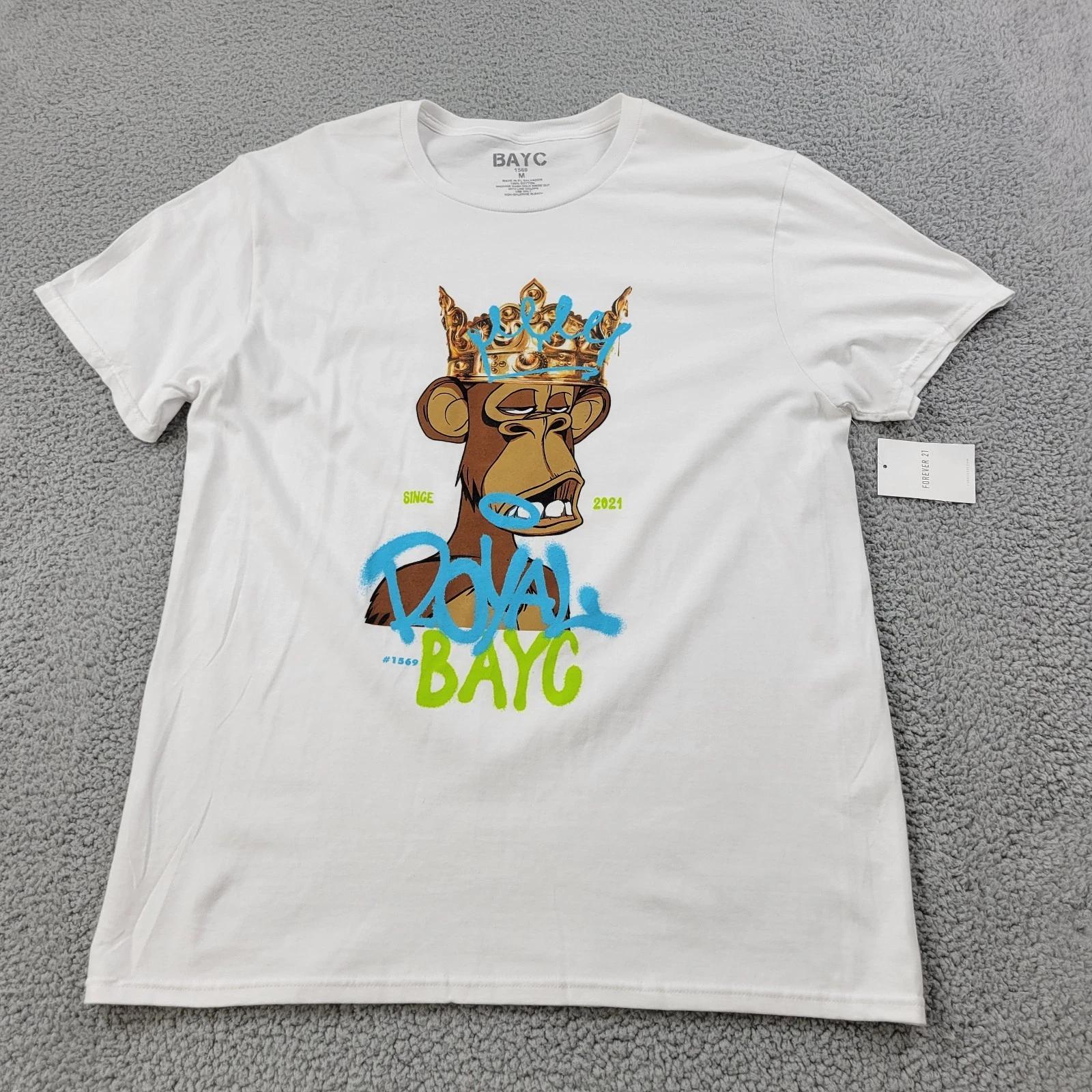 Bayc Shirt Mens Medium White Crowned Bored Ape Yacht Club #1569 Graphic XL
Bayc Shirt Mens Medium White Crowned Bored Ape Yacht Club #1569 Graphic XL
