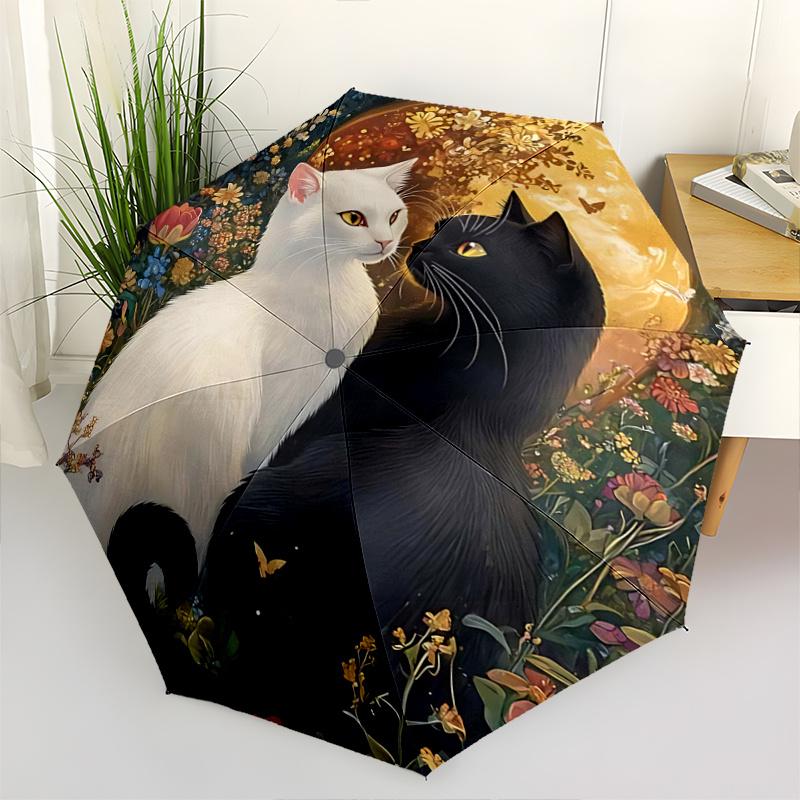 1pc Floral Fantasy Romantic Cats in Flowers Outdoor Umbrella Automatic Opening/Closing, Foldable Design, Iron Frame, Festival Gift for Fans, Trav
1pc Floral Fantasy Romantic Cats in Flowers Outdoor Umbrella Automatic Opening/Closing, Foldable Design, Iron Frame, Festival Gift for Fans, Trav