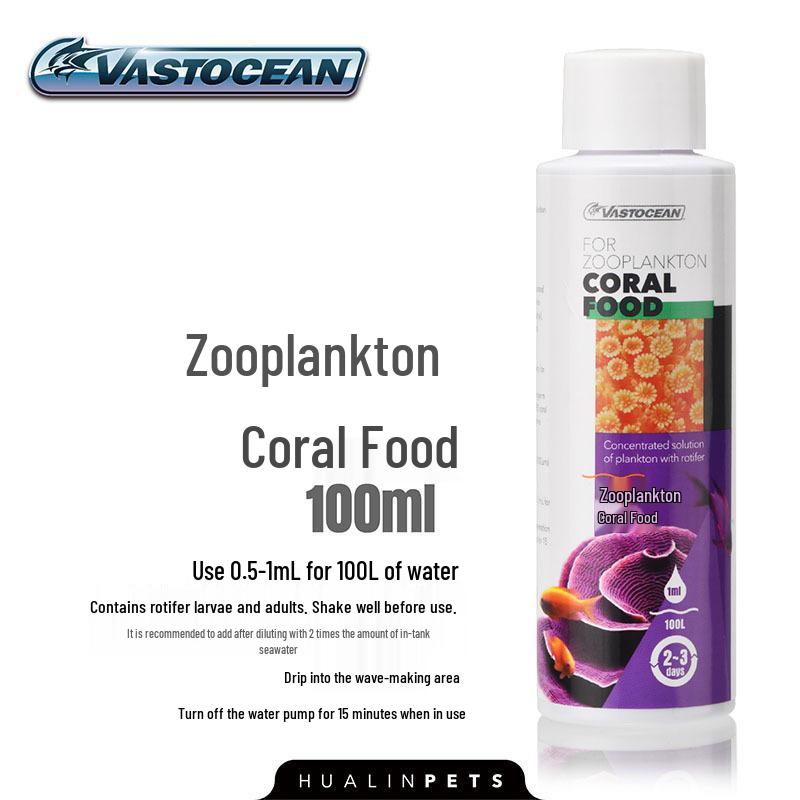 VASTOCEAN Liquid Coral Food with Brine Shrimp, Rotifers, Phytoplankton, Zooplankton, Gem Flower Sea Tree, Tile Brain.
VASTOCEAN Liquid Coral Food with Brine Shrimp, Rotifers, Phytoplankton, Zooplankton, Gem Flower Sea Tree, Tile Brain.