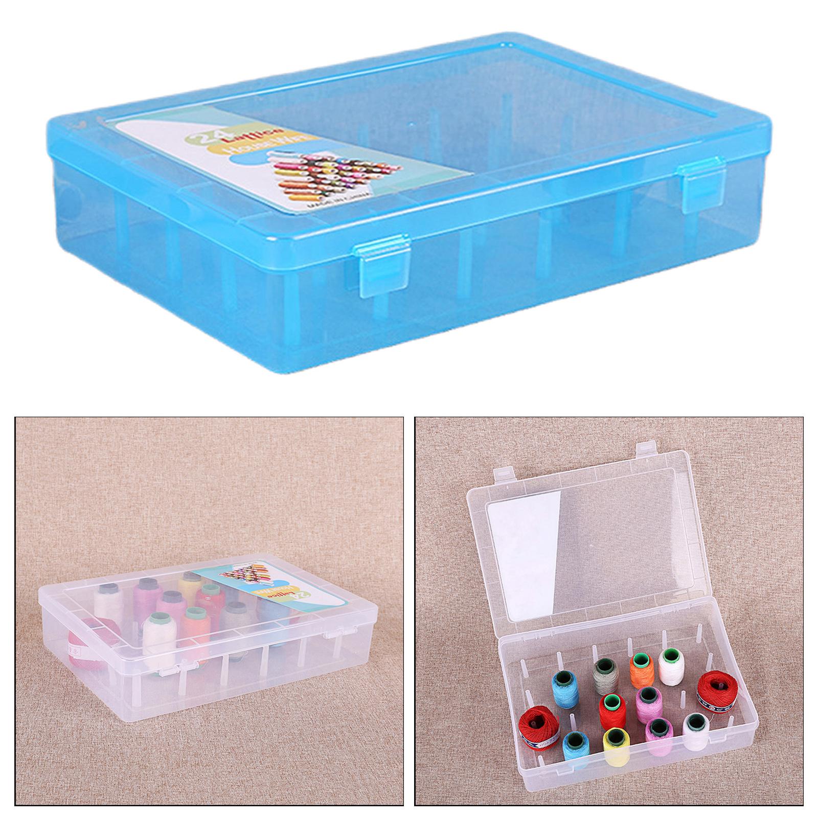 Sewing Thread Storage Box Craft Case 42 Pillars Organizer Supplies Sorting 23.7x13.7x6.6cm
Sewing Thread Storage Box Craft Case 42 Pillars Organizer Supplies Sorting 23.7x13.7x6.6cm