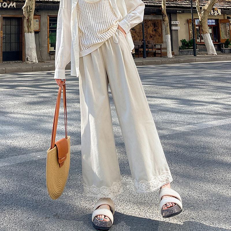 2025 Maternity Lace Trim Waist-Cinching Slimming Nine-Point Wide-Leg Pants M абрикосовый/белый
2025 Maternity Lace Trim Waist-Cinching Slimming Nine-Point Wide-Leg Pants M абрикосовый/белый