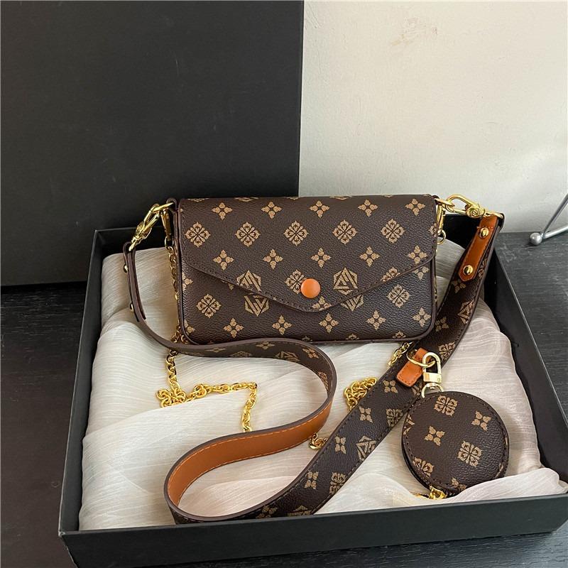 Новая женская сумка-мессенджер через плечо из высококачественной контрастной кожи кофейный
Новая женская сумка-мессенджер через плечо из высококачественной контрастной кожи кофейный