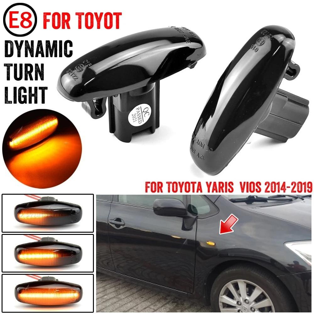 2Pcs Car Led Dynamic Side Marker Turn Signal Light For Toyota Yaris Vios Sequential Blinker Light 2014 2015 2016 2017 2018 2019 Smoked Lens
2Pcs Car Led Dynamic Side Marker Turn Signal Light For Toyota Yaris Vios Sequential Blinker Light 2014 2015 2016 2017 2018 2019 Smoked Lens