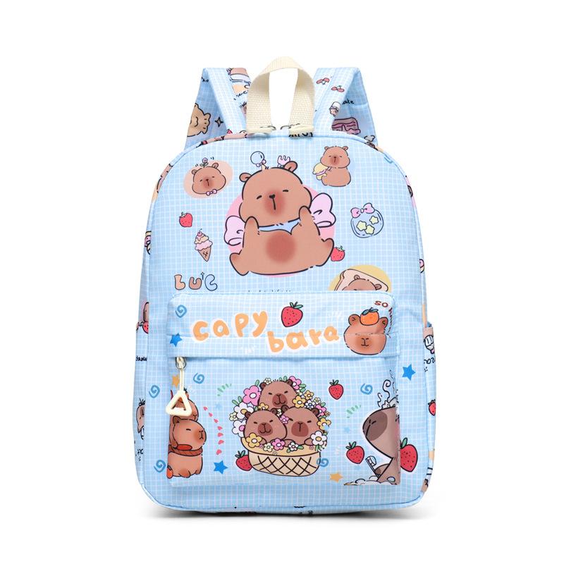 School bag 2025 cute kapibara school bag cartoon capybara school bag boys and girls snacks backpack синій
School bag 2025 cute kapibara school bag cartoon capybara school bag boys and girls snacks backpack синій