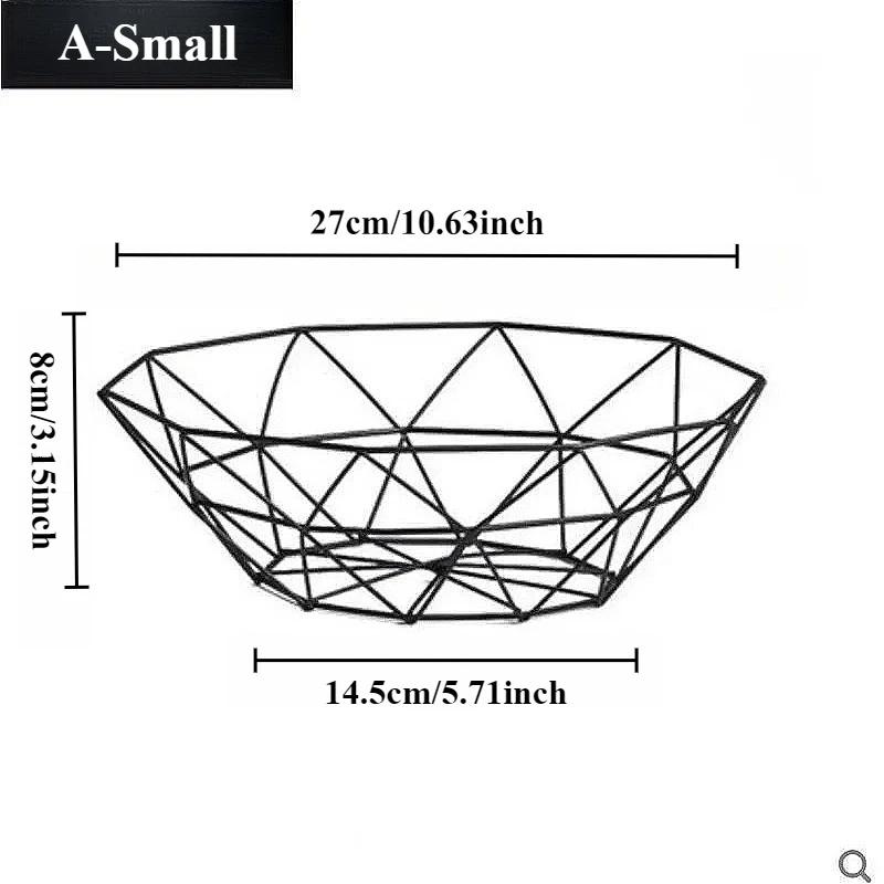 Iron Fruit Basket Modern Wire Storage Bowl for Snacks Vegetables and Eggs Elegant Home and Kitchen Accessory for Organizing
Iron Fruit Basket Modern Wire Storage Bowl for Snacks Vegetables and Eggs Elegant Home and Kitchen Accessory for Organizing