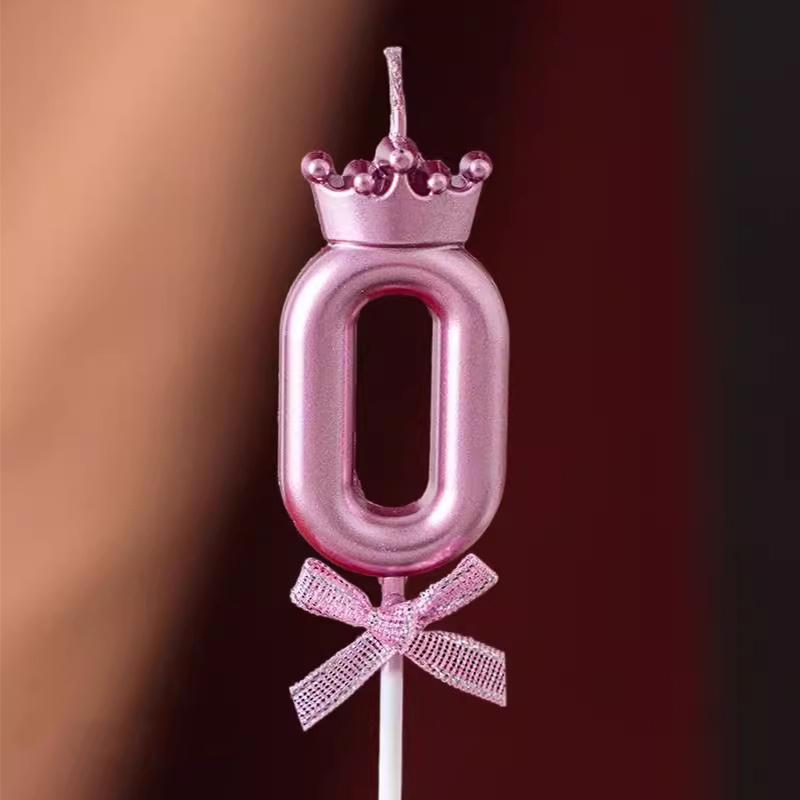 Pink Digital Candles 0-9 Number Birthday Candles Cake Anniversary Decoration Crown Bow Cake Candle Plugin Dessert Decor Supplies
Pink Digital Candles 0-9 Number Birthday Candles Cake Anniversary Decoration Crown Bow Cake Candle Plugin Dessert Decor Supplies