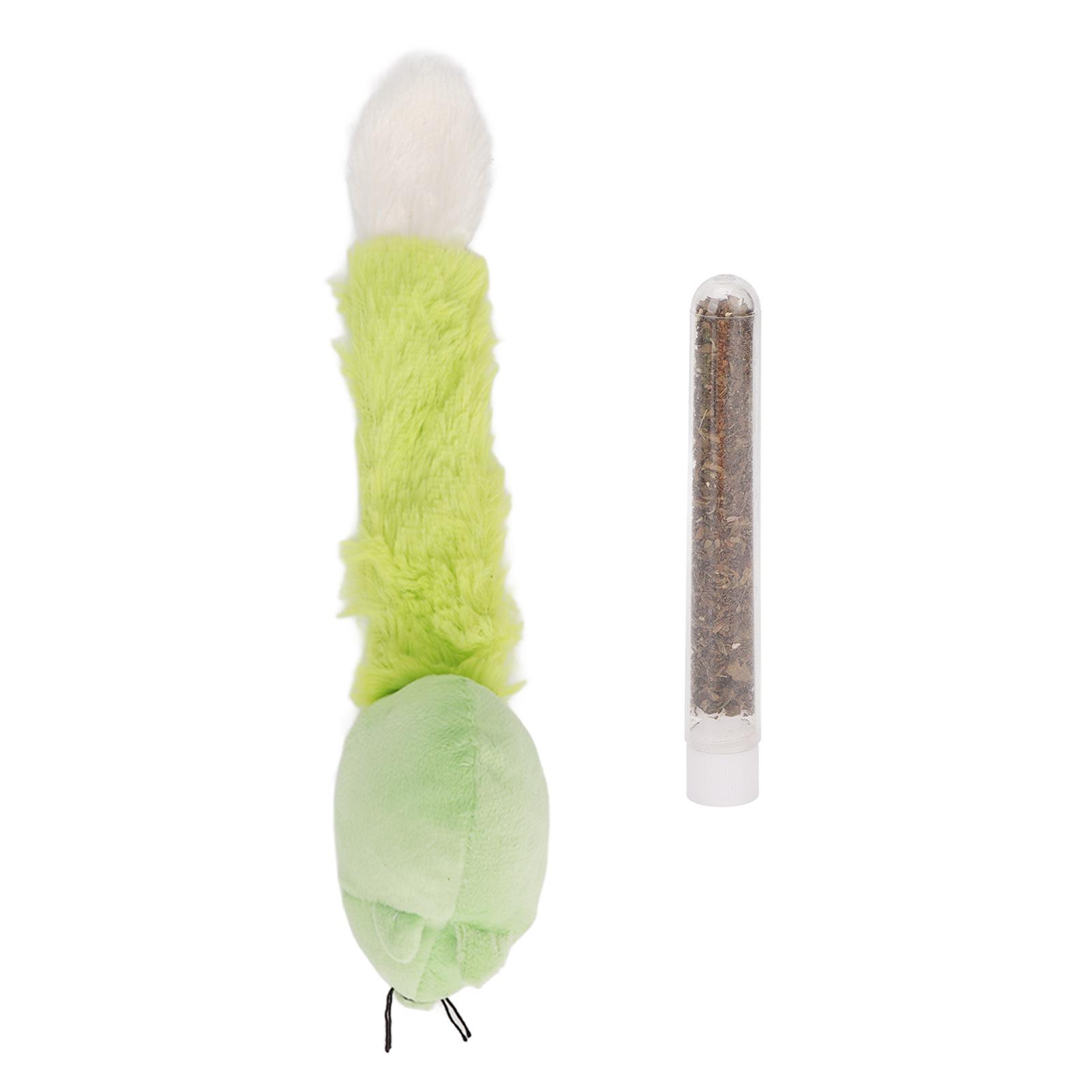 Catnip Plush Toy Long Tail Mouse Shape Interactive Soft Cat Plush Toy with Catnip for Play Teeth зелёный
Catnip Plush Toy Long Tail Mouse Shape Interactive Soft Cat Plush Toy with Catnip for Play Teeth зелёный