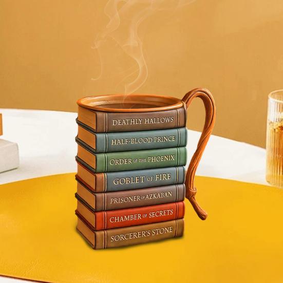 Yousheng Book Series Coffee Mug Ergonomic Handle Lightweight Design Stackable Book Mug Home Office Drinkware A
Yousheng Book Series Coffee Mug Ergonomic Handle Lightweight Design Stackable Book Mug Home Office Drinkware A