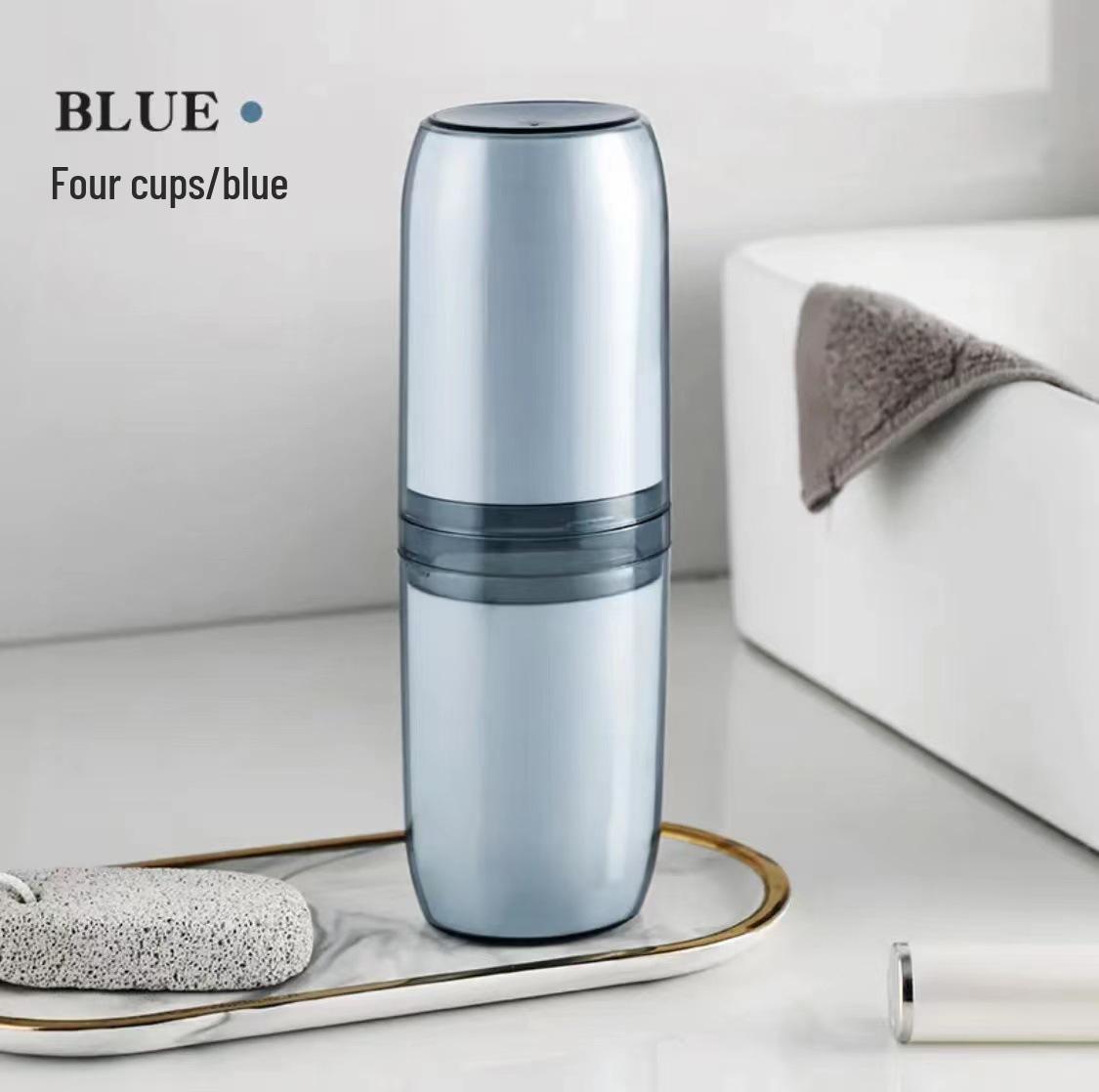 4-in-1 Portable Travel Dental Kit: Mouthwash & Toothbrush Cup with Storage for Business Trips Travel Cup
4-in-1 Portable Travel Dental Kit: Mouthwash & Toothbrush Cup with Storage for Business Trips Travel Cup