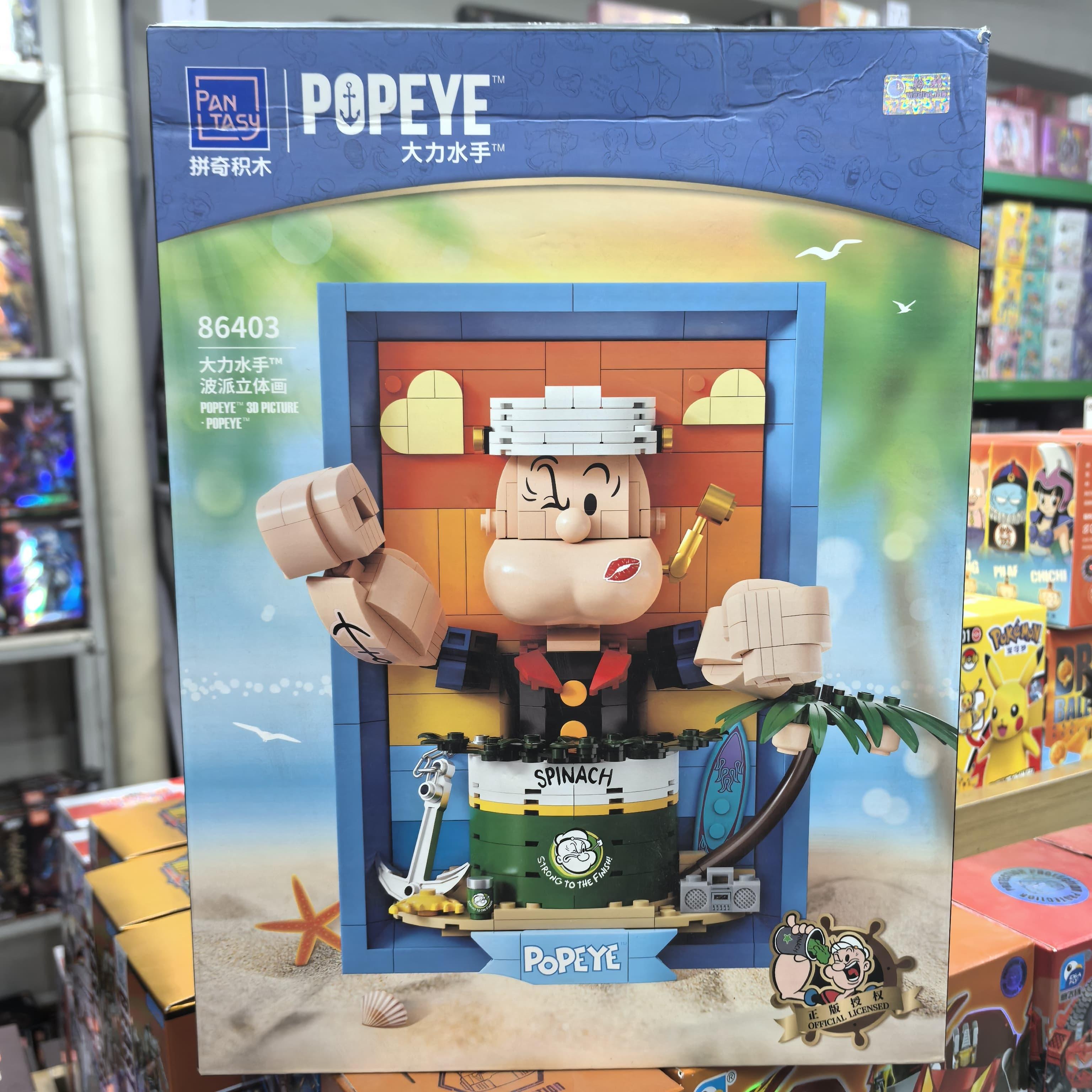Popeye The Sailor Building Blocks 3D Stereo Anime Frame Assembly Model Decoration Collectible Ornament Children s Christmas Gift NO BOX
Popeye The Sailor Building Blocks 3D Stereo Anime Frame Assembly Model Decoration Collectible Ornament Children s Christmas Gift NO BOX