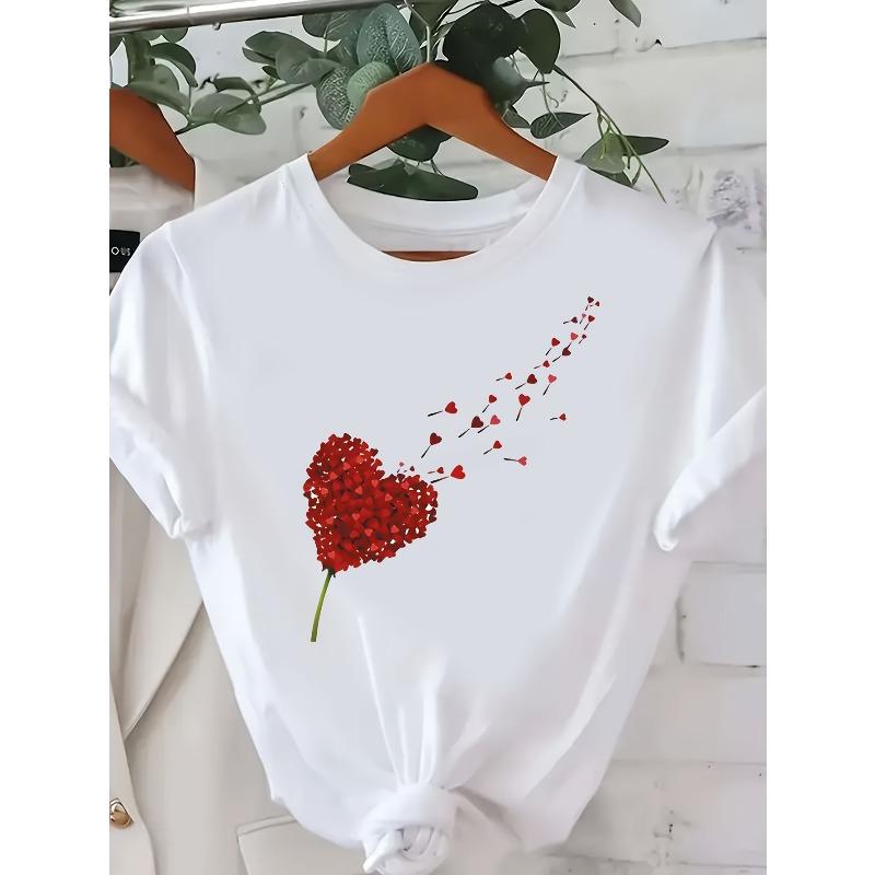 European sizes Women S Birthday Squad Graphic Tee - White Casual Crew Neck Short Sleeve T-Shirt with Crown & Heart Design 4XL білий
European sizes Women S Birthday Squad Graphic Tee - White Casual Crew Neck Short Sleeve T-Shirt with Crown & Heart Design 4XL білий