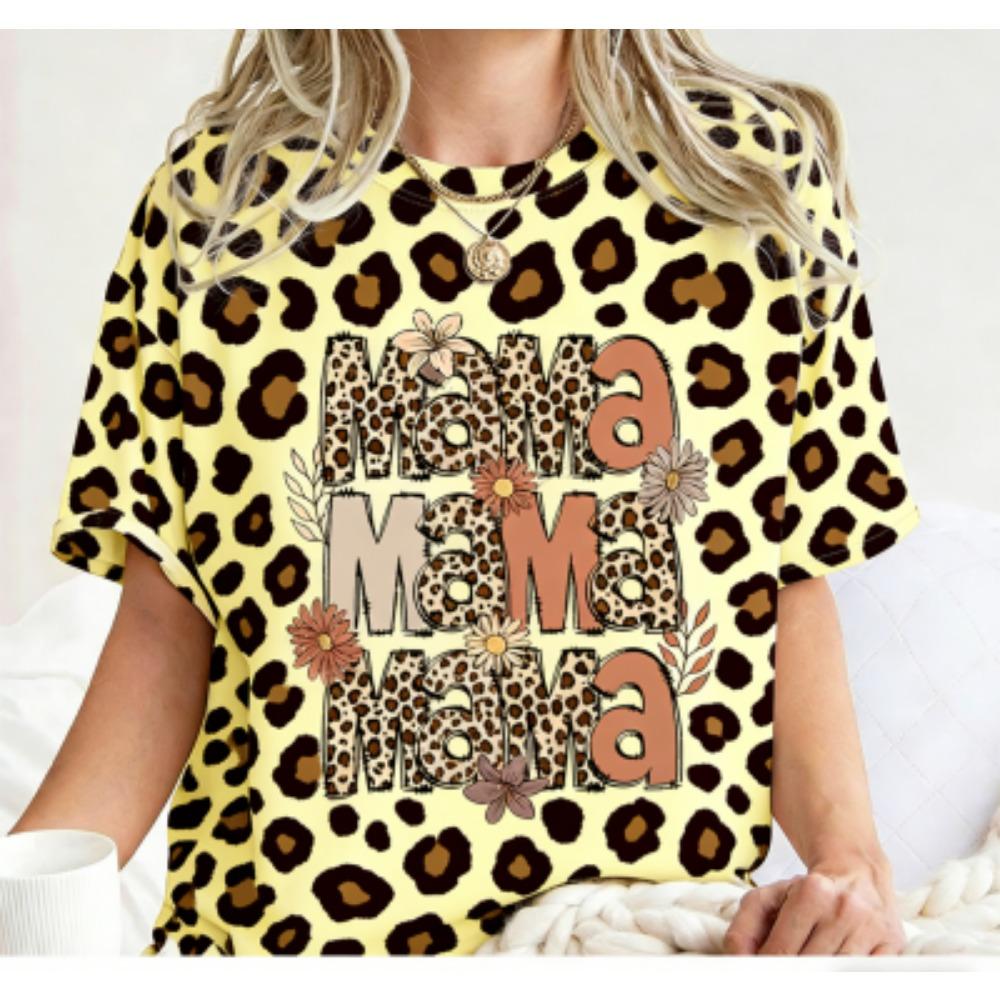 Funny Leopard Letter Mama Colorful Print Kids Short Sleeves T-Shirt Loose Casual Summer Outdoor Street Boy and Girl Tees Tops 100
Funny Leopard Letter Mama Colorful Print Kids Short Sleeves T-Shirt Loose Casual Summer Outdoor Street Boy and Girl Tees Tops 100