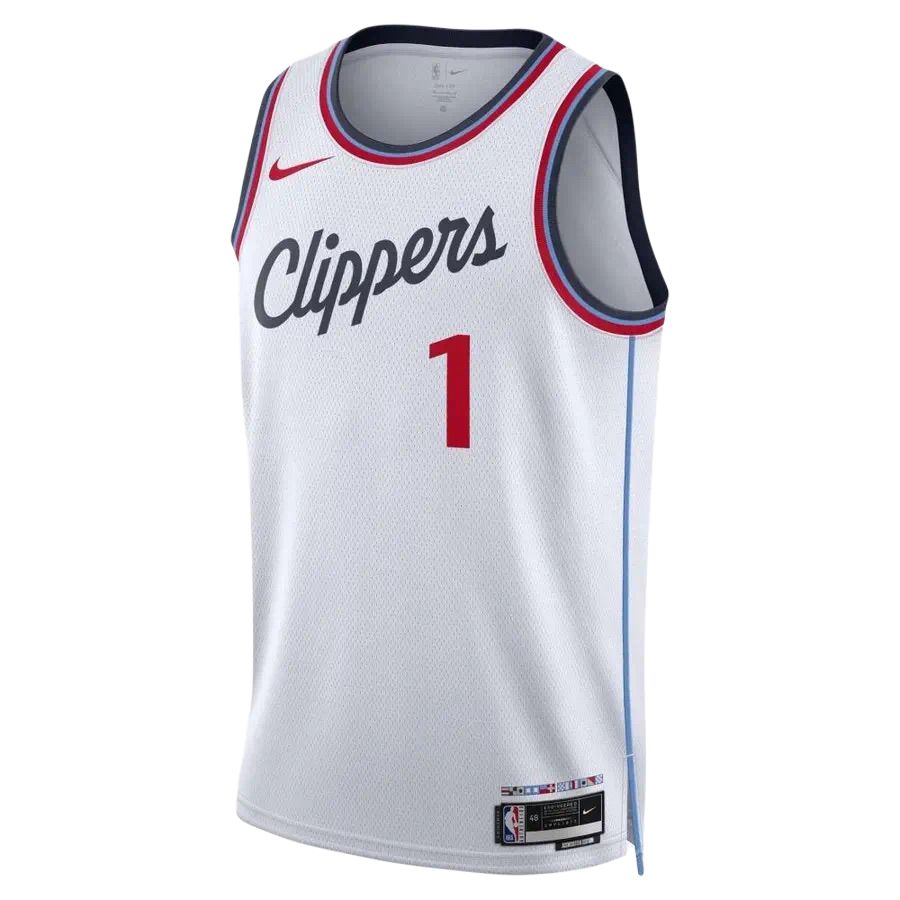 Nike X NBA Collaboration Clippers Harden Fan Edition Letter Print Crew Neck Sleeveless Basketball Jersey Men jersey White FQ4547-103 M
Nike X NBA Collaboration Clippers Harden Fan Edition Letter Print Crew Neck Sleeveless Basketball Jersey Men jersey White FQ4547-103 M