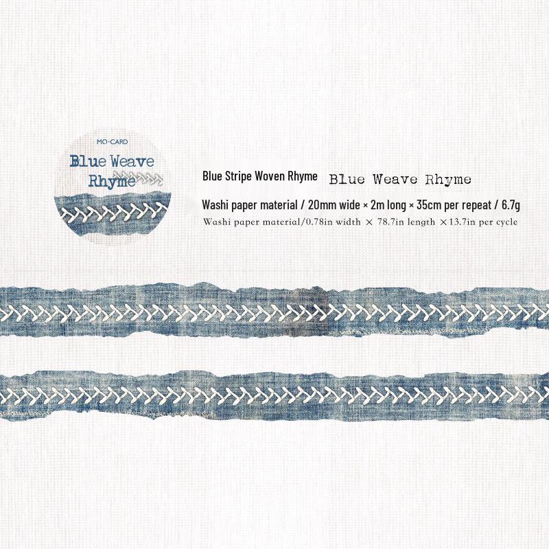 MòMò Irregular-Shaped Torn Edge Washi Tape: Retro Sewing Series, 6 Styles
MòMò Irregular-Shaped Torn Edge Washi Tape: Retro Sewing Series, 6 Styles