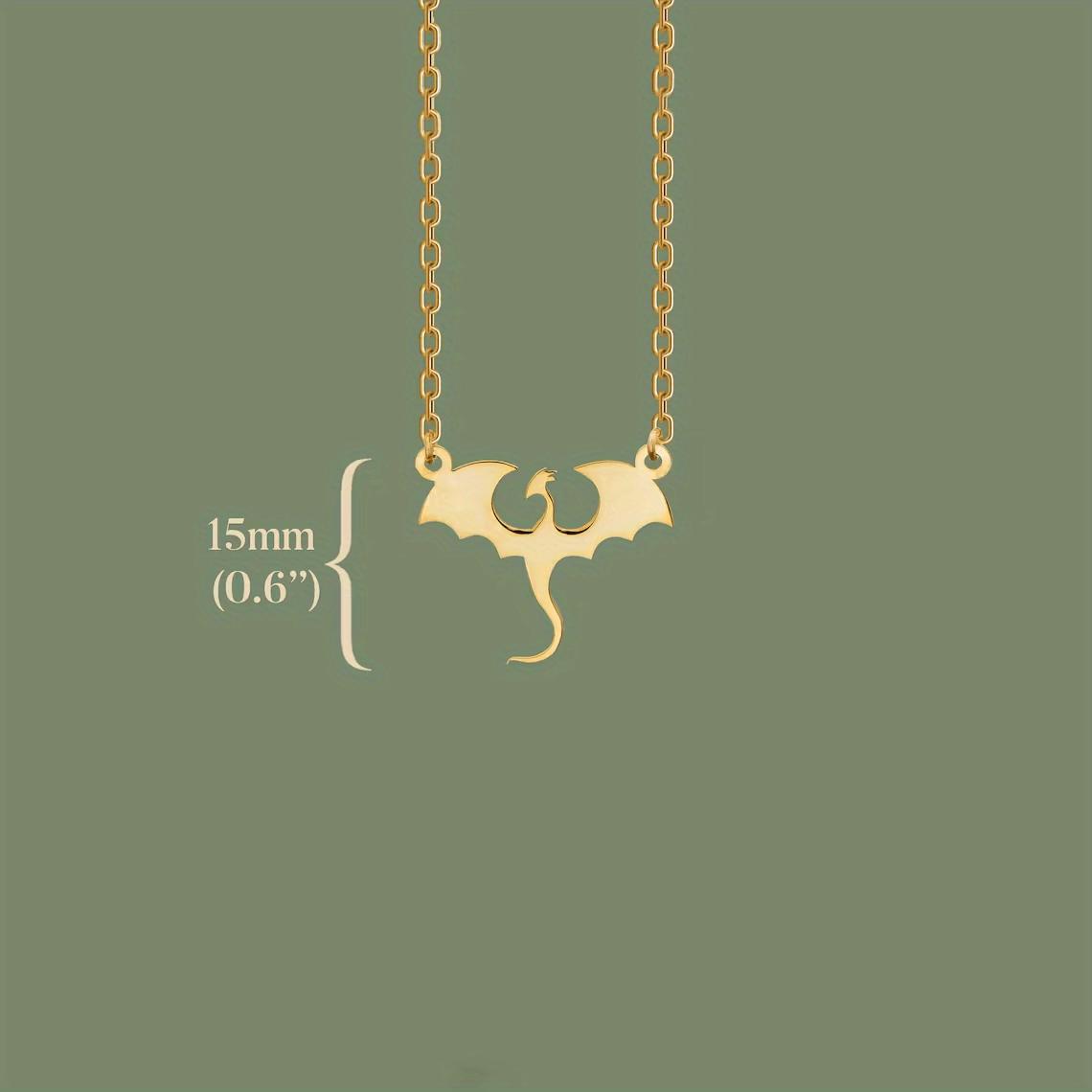 Модное ожерелье с подвеской в виде золотого дракона, дизайн в готическом стиле, форма китайского талисмана, персонализированные ожерелья для свадебной вечеринки, ювелирные подарки. 45cm золотой
Модное ожерелье с подвеской в виде золотого дракона, дизайн в готическом стиле, форма китайского талисмана, персонализированные ожерелья для свадебной вечеринки, ювелирные подарки. 45cm золотой