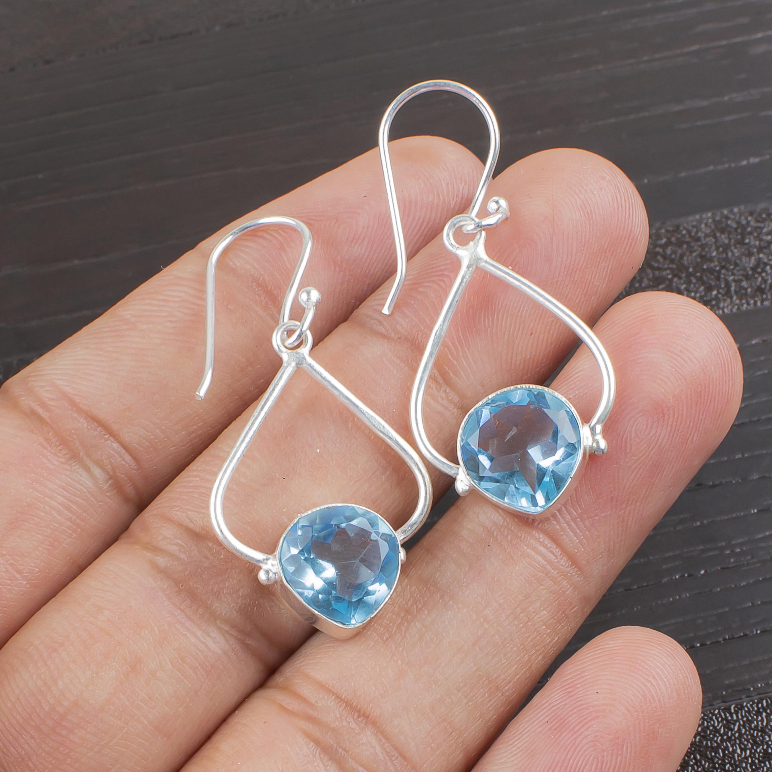 Tanzanite Gemstone Jewelry, 925 Sterling Silver Earrings, Handmade Gorgeous Silver Earrings, Gift For Her 1.80 Inches синій
Tanzanite Gemstone Jewelry, 925 Sterling Silver Earrings, Handmade Gorgeous Silver Earrings, Gift For Her 1.80 Inches синій