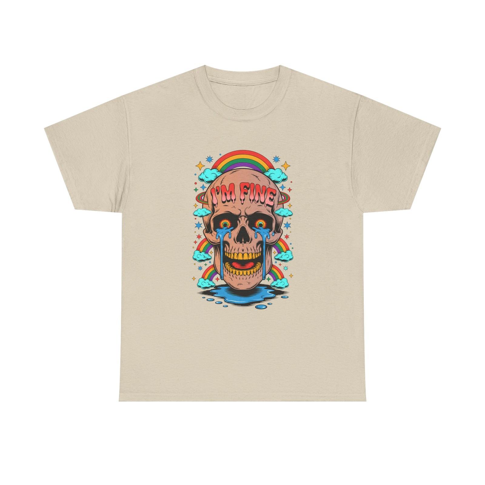 Skull I M FINE Tee - Rainbow Skull Funny T-Shirt Autism ASD ADHD S разноцветный
Skull I M FINE Tee - Rainbow Skull Funny T-Shirt Autism ASD ADHD S разноцветный