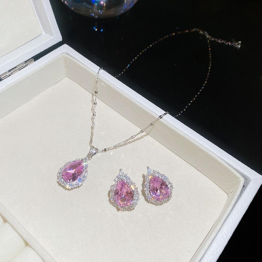 Zircon Jewelry Set Stylistic Retro Court Earrings Teardrop Earrings Elegant Women Earrings For Gift For Women Holiday розовый цвет-серебро
Zircon Jewelry Set Stylistic Retro Court Earrings Teardrop Earrings Elegant Women Earrings For Gift For Women Holiday розовый цвет-серебро