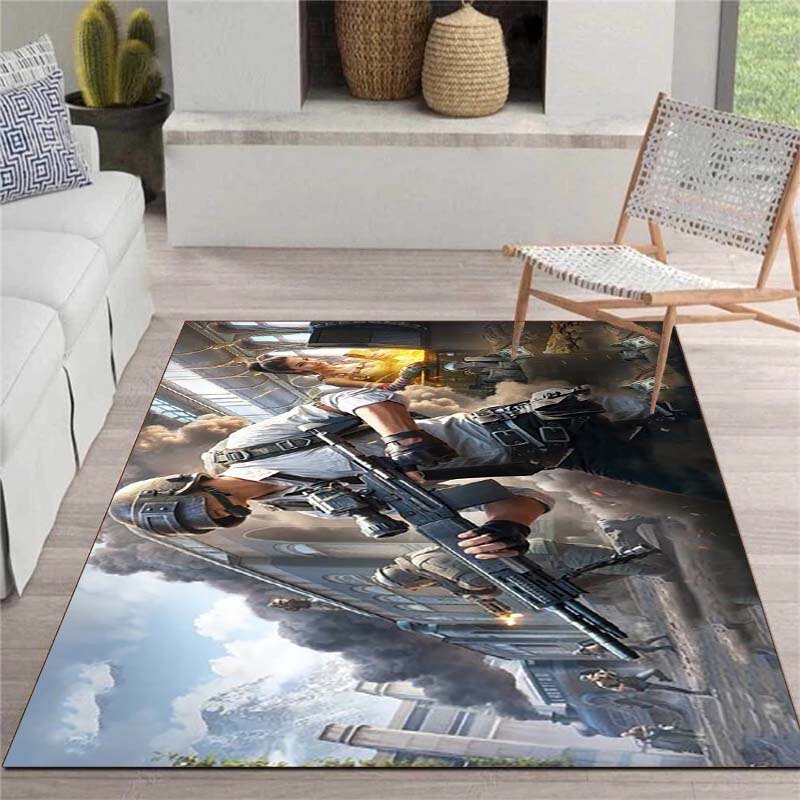Shooter Game Characters Group Area Rug, Post-Apocalyptic Non-Slip Floor Mat 40x60cm( 15x23in )
Shooter Game Characters Group Area Rug, Post-Apocalyptic Non-Slip Floor Mat 40x60cm( 15x23in )