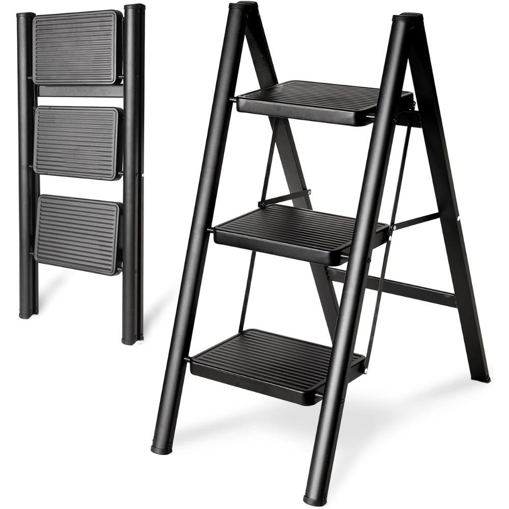 Step Ladder 3 Step Folding,Sturdy 330 Lbs Small Step Stool for Adults,Safer Full Steel Multi-use Kitchen Ladder for Home,Closet United States
Step Ladder 3 Step Folding,Sturdy 330 Lbs Small Step Stool for Adults,Safer Full Steel Multi-use Kitchen Ladder for Home,Closet United States