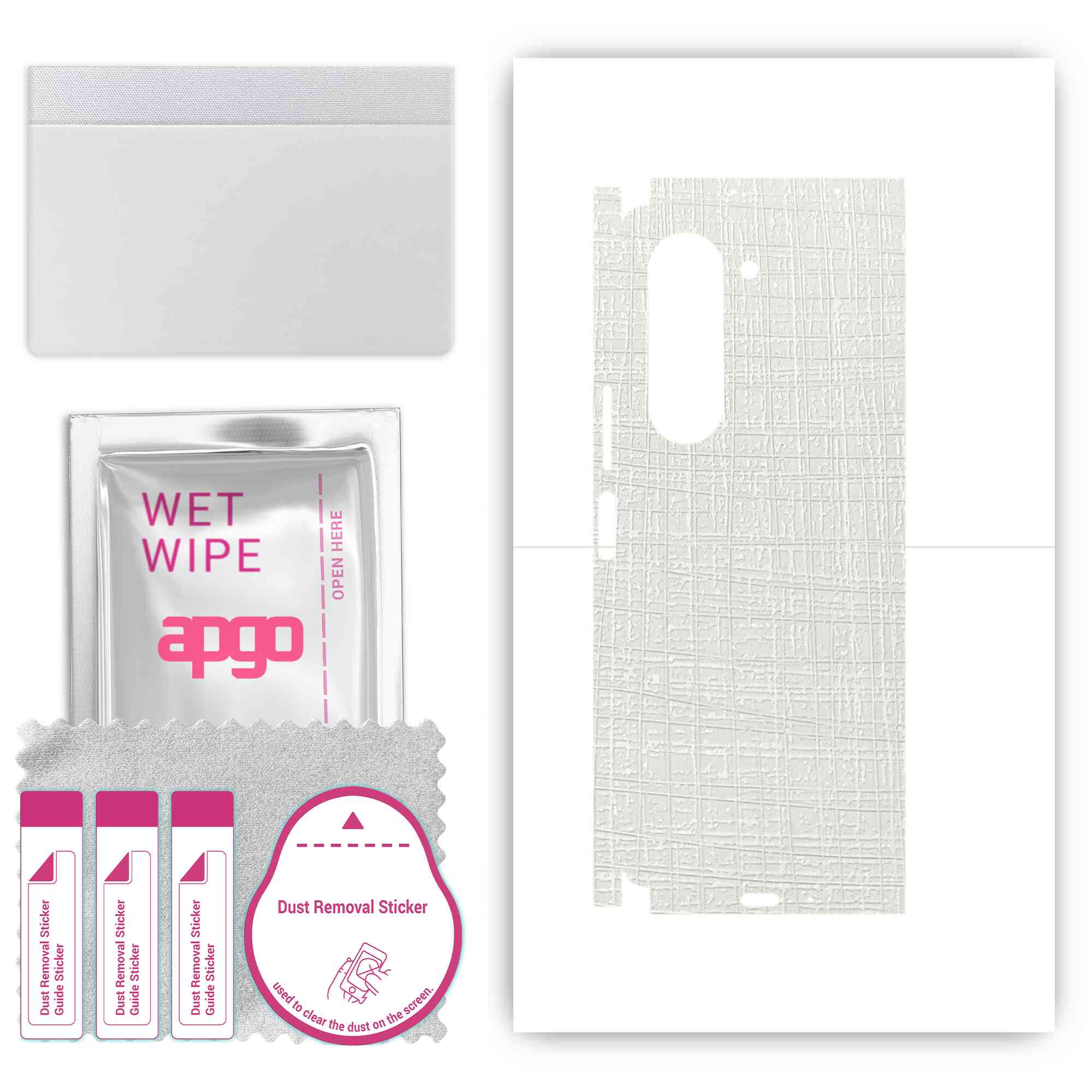 apgo Protective Skin Sticker for the back+sides compatible with Samsung Galaxy Z Fold 5, Full Wrap Film, Foil, Vinyl - Pattern White Fabric
apgo Protective Skin Sticker for the back+sides compatible with Samsung Galaxy Z Fold 5, Full Wrap Film, Foil, Vinyl - Pattern White Fabric