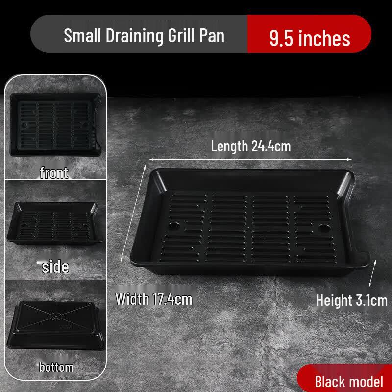 Commercial Rectangular Plastic BBQ Display Tray with Drainer
Commercial Rectangular Plastic BBQ Display Tray with Drainer
