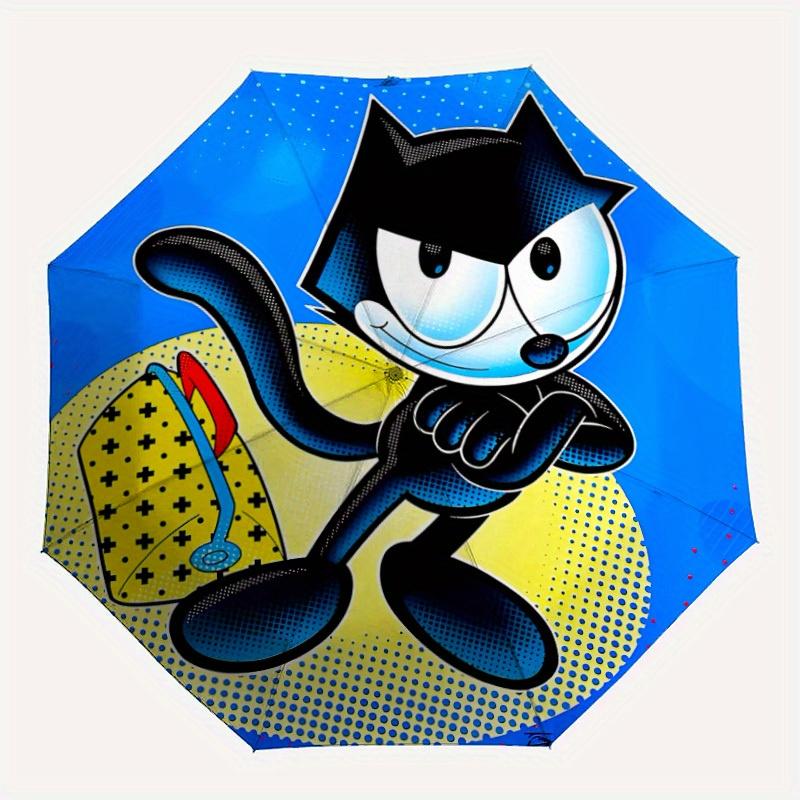 1pc Felix Cat Automatic Open Umbrella - 8-Rib Compact Foldable Design, Durable Fabric for Casual & Fashion Use074
1pc Felix Cat Automatic Open Umbrella - 8-Rib Compact Foldable Design, Durable Fabric for Casual & Fashion Use074