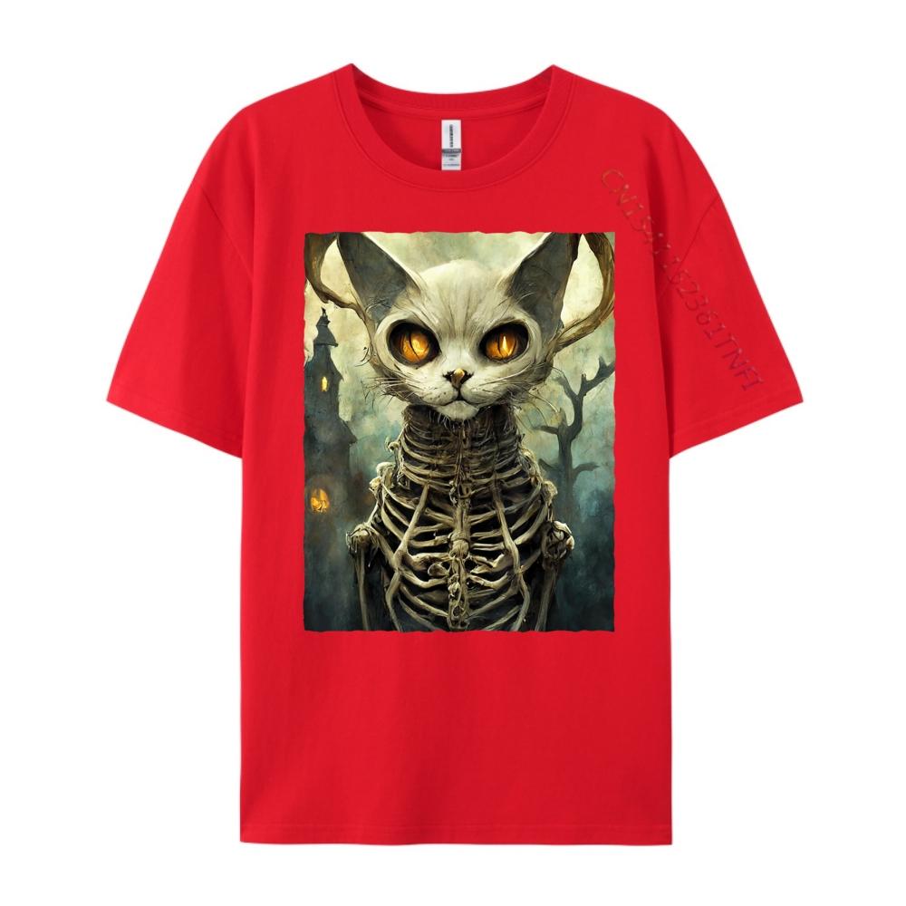 Halloween Skeleton Cat Funny T Shirts Unisex Clothes Tops Tshirt Clothing Unisexs Gifts Vintage Short Sleeve S
Halloween Skeleton Cat Funny T Shirts Unisex Clothes Tops Tshirt Clothing Unisexs Gifts Vintage Short Sleeve S