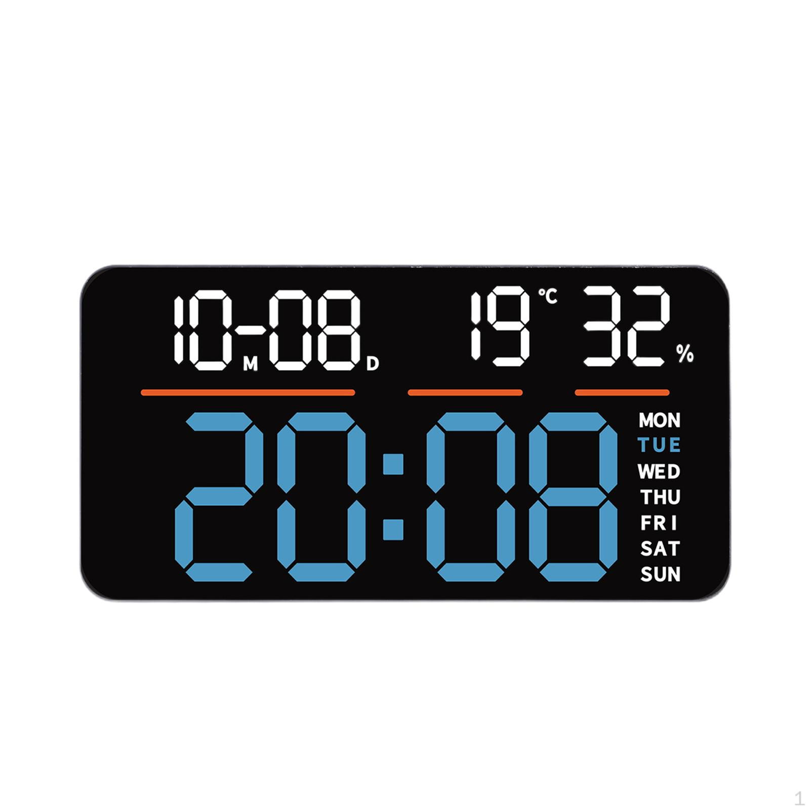 Alarm Clock Desk Multipurpose Timer Modern Calendar Double Alarms Large Screen Display for blue light
Alarm Clock Desk Multipurpose Timer Modern Calendar Double Alarms Large Screen Display for blue light