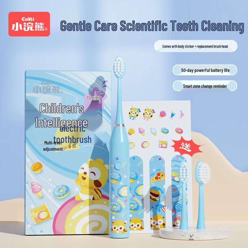 Raccoon Kids Electric Toothbrush Set (Ages 4-12)
Raccoon Kids Electric Toothbrush Set (Ages 4-12)