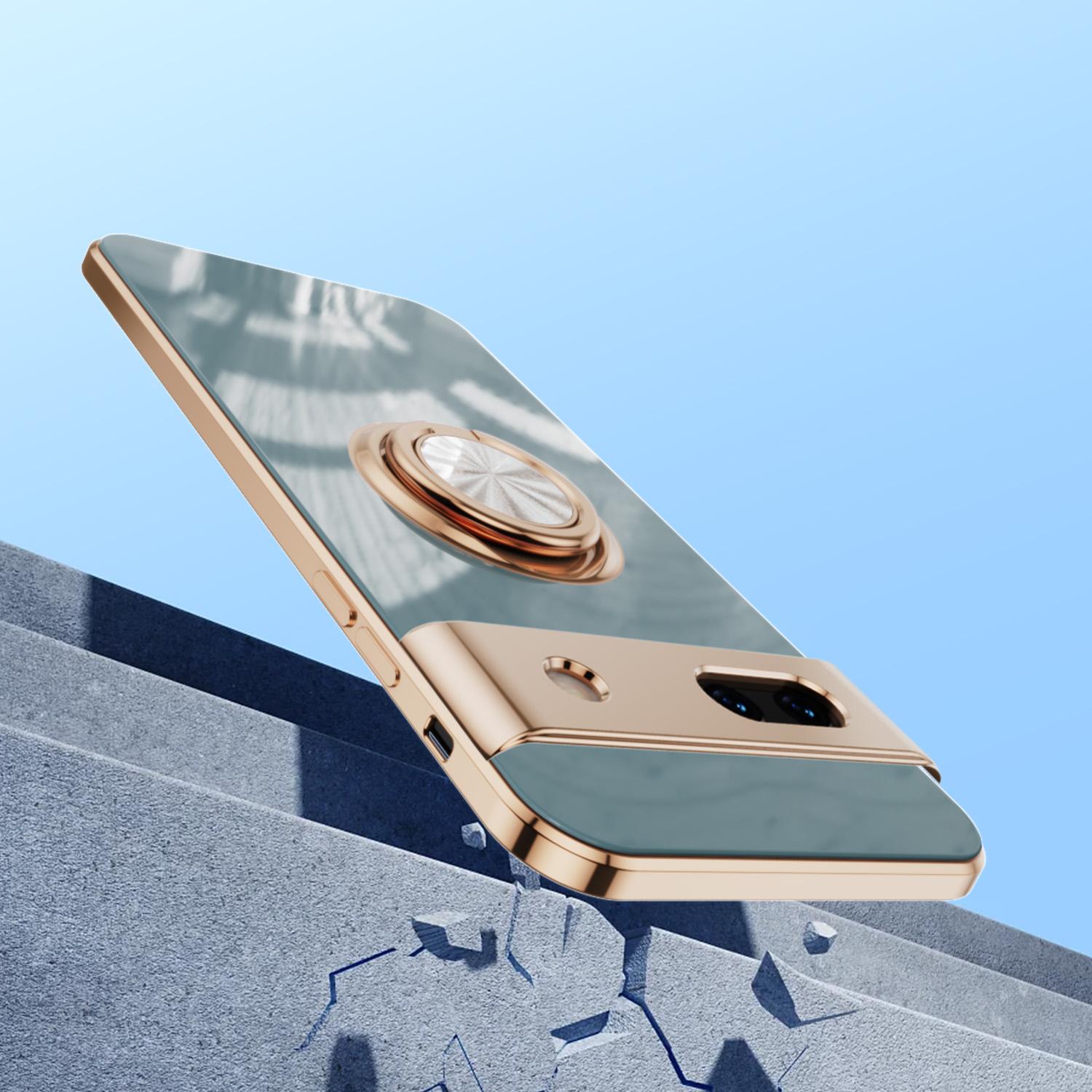 For Google Pixel 8a Case Precise Cutouts 6D Electroplating TPU Phone Cover with Ring Holder White
For Google Pixel 8a Case Precise Cutouts 6D Electroplating TPU Phone Cover with Ring Holder White