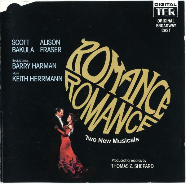 CD ROMANCE ROMANCE: TWO NEW MUSICALS - Romance Romance: Two New Musicals MCAD6252 MCA Records, In 1988 US Soundtracks & Musicals Used
CD ROMANCE ROMANCE: TWO NEW MUSICALS - Romance Romance: Two New Musicals MCAD6252 MCA Records, In 1988 US Soundtracks & Musicals Used