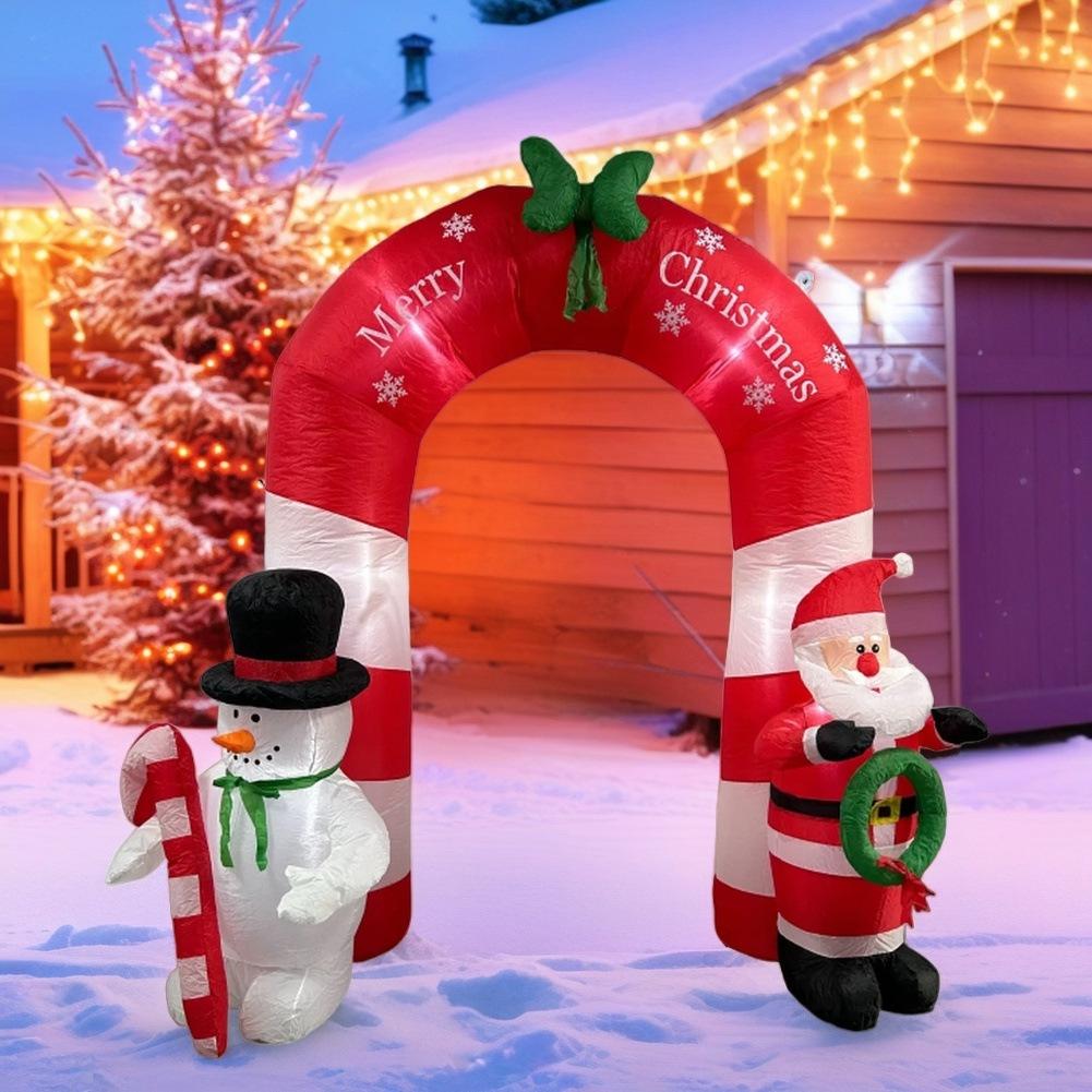 LED-Lit Inflatable Christmas Arch for Yard Decoration EU Version
LED-Lit Inflatable Christmas Arch for Yard Decoration EU Version