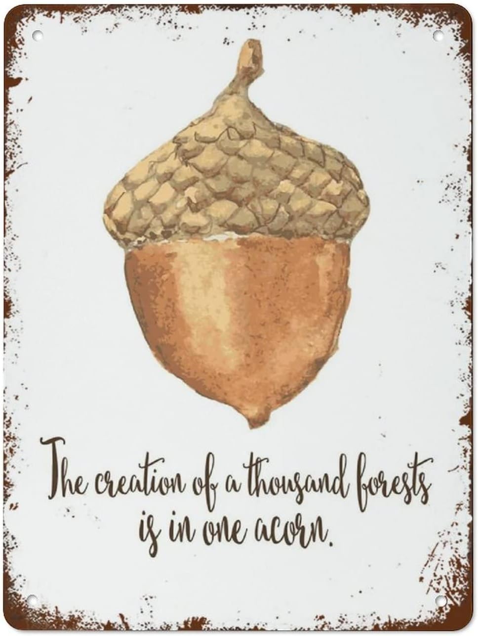 Rustic Bathroom Decor Acorn Fall Poster Print Autumn Acor Forest Brown Wall Art Retro Wall Decor for Cafes Office Pubs Club Tin 20x30cm(7.8x11.8inch)
Rustic Bathroom Decor Acorn Fall Poster Print Autumn Acor Forest Brown Wall Art Retro Wall Decor for Cafes Office Pubs Club Tin 20x30cm(7.8x11.8inch)