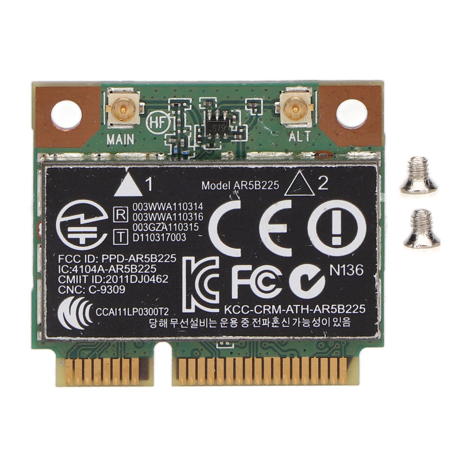Міні PCIe Мережева карта NIC Адаптер Високошвидкісна 300M BT4.0 Бездротова мережева карта для HP CQ43 CQ58 DV4
Міні PCIe Мережева карта NIC Адаптер Високошвидкісна 300M BT4.0 Бездротова мережева карта для HP CQ43 CQ58 DV4