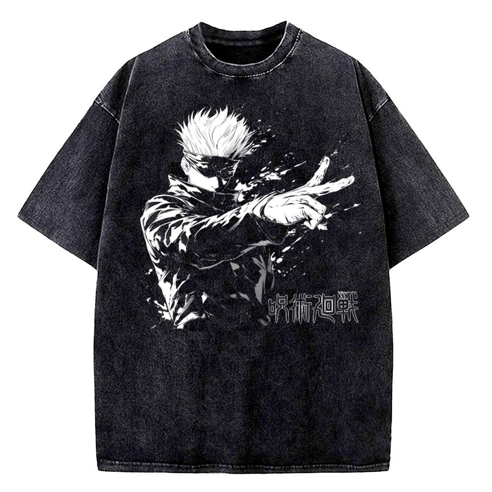 Jujutsu Kaisen Gojo Satoru Graphic Tshirt Vintage Washed T Shirt Men Women Clothing High Quality Cotton Short Sleeve Tees S
Jujutsu Kaisen Gojo Satoru Graphic Tshirt Vintage Washed T Shirt Men Women Clothing High Quality Cotton Short Sleeve Tees S