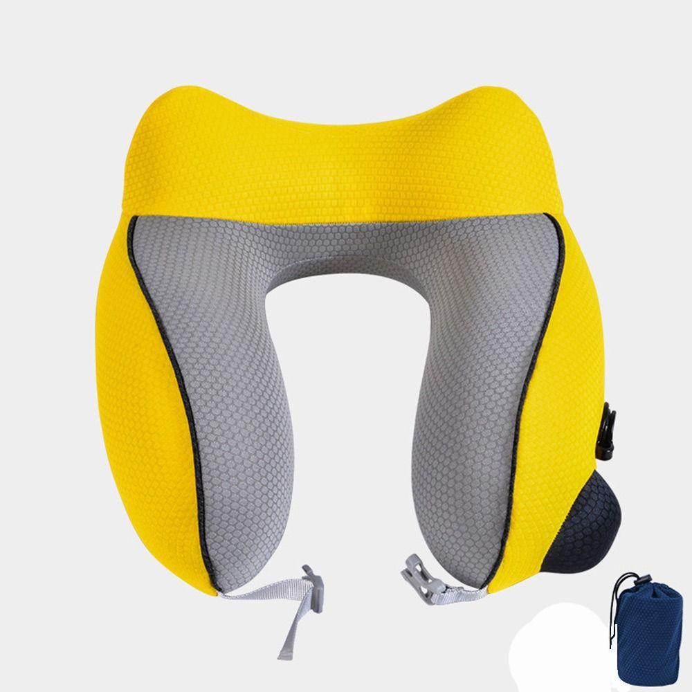 Neck Support Cushion Travel Neck Pillow Elastic Fabric Airplane Pillow Portable Inflatable Pillow 2
Neck Support Cushion Travel Neck Pillow Elastic Fabric Airplane Pillow Portable Inflatable Pillow 2