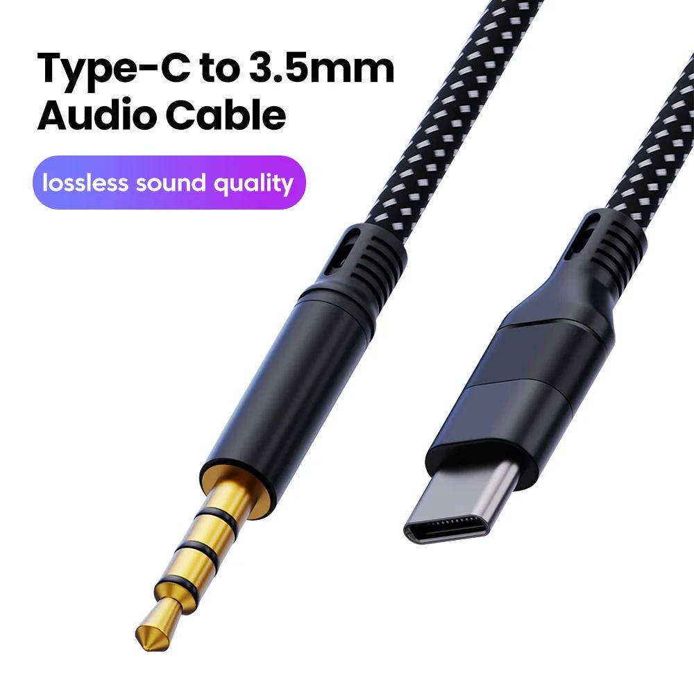 JS-101 For iPhone 15 1.2m Type-C to 3.5mm Audio Cable Braided HiFi Sound AUX Cord Type A
JS-101 For iPhone 15 1.2m Type-C to 3.5mm Audio Cable Braided HiFi Sound AUX Cord Type A