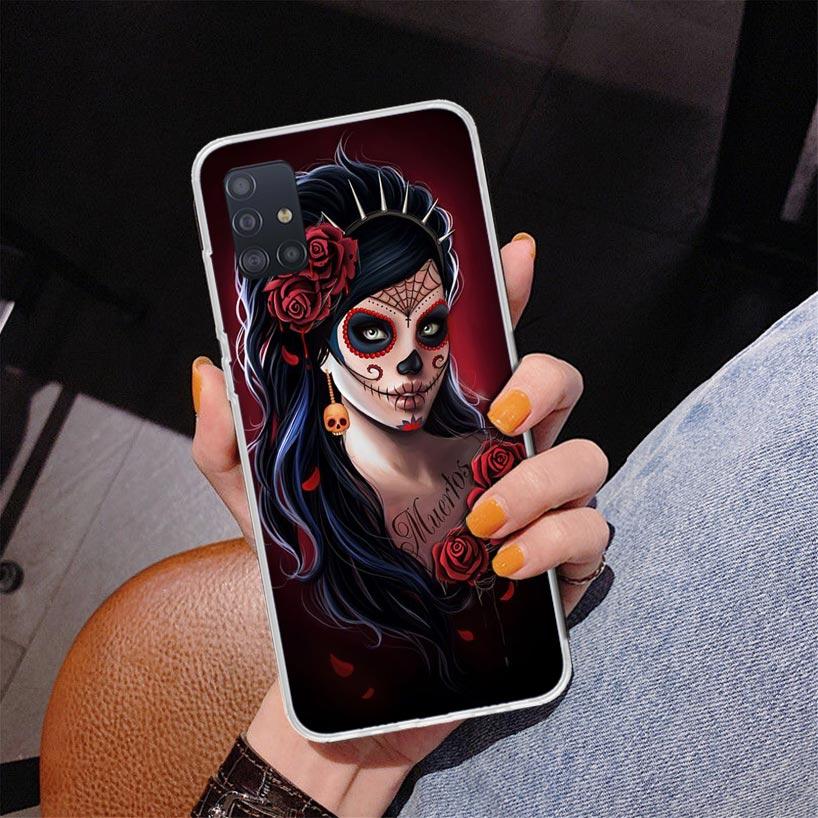 Catrina Beautiful Rose Girl Skull Phone Case For Samsung Galaxy A52 A32 A22 A12 A51 A31 A50S A30S A20S A10S Note 20 Ultra 10 Plu Samsung A32 4G
Catrina Beautiful Rose Girl Skull Phone Case For Samsung Galaxy A52 A32 A22 A12 A51 A31 A50S A30S A20S A10S Note 20 Ultra 10 Plu Samsung A32 4G