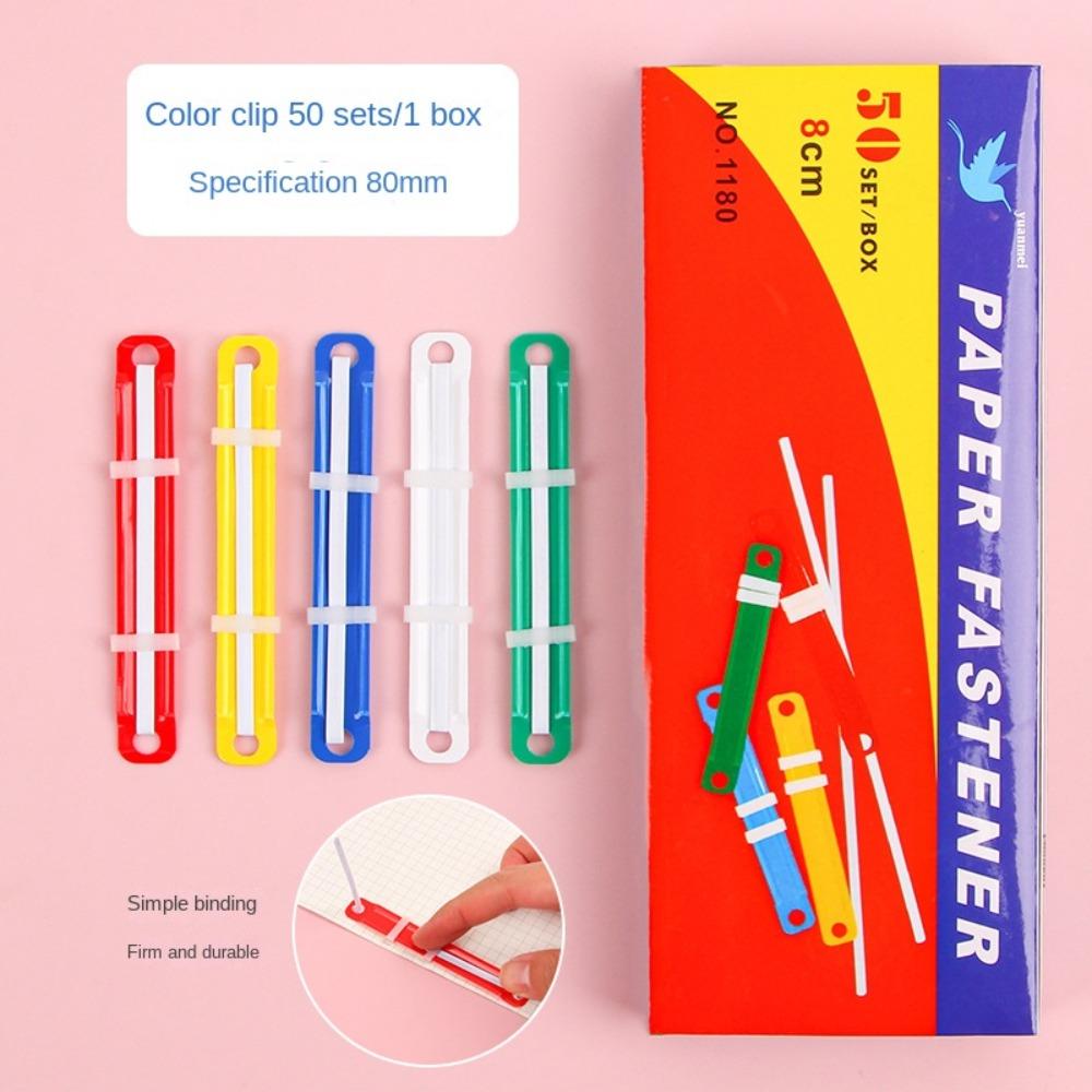 Scrapbook DIY School Stationary Office Paper Binder Binding Clips Strip Paper Fasteners File Folder 50pcs/box
Scrapbook DIY School Stationary Office Paper Binder Binding Clips Strip Paper Fasteners File Folder 50pcs/box