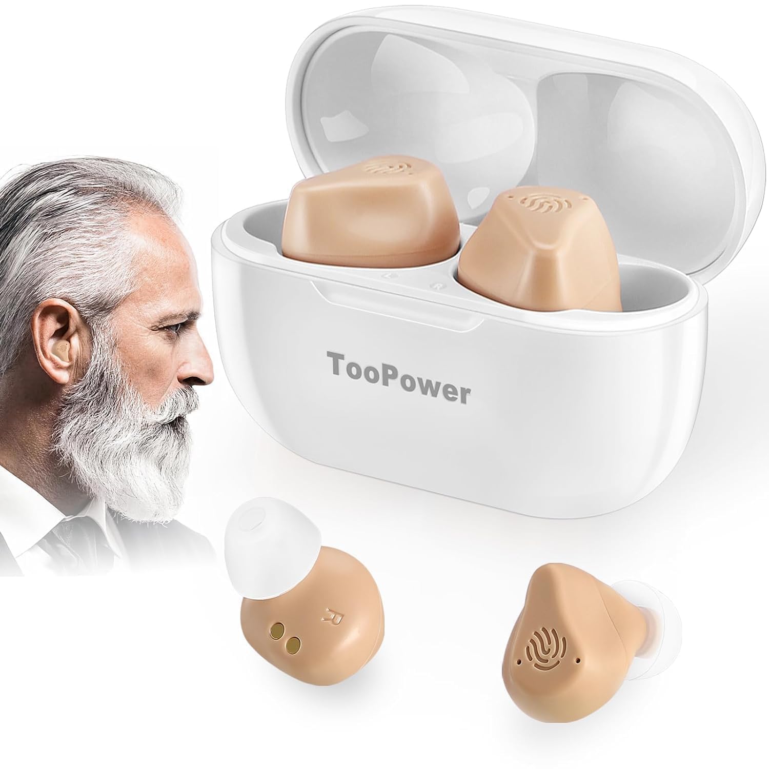 TooPower Sound Collector for the 16 Channel Dual DSP Automatic Noise Cancellation Inconspicuous Skin Blends in to the Comfortable to Wear for Long
TooPower Sound Collector for the 16 Channel Dual DSP Automatic Noise Cancellation Inconspicuous Skin Blends in to the Comfortable to Wear for Long