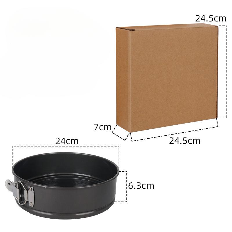 Круглая форма для торта с замком на днекруглая форма для торта из углеродистой стали с антипригарным покрытием 24CM(Kraft paper box)
Круглая форма для торта с замком на днекруглая форма для торта из углеродистой стали с антипригарным покрытием 24CM(Kraft paper box)